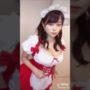 【エロい巨乳コスプレ動画】美少女　プランクチャレンジ　谷間　コスプレ　巨乳