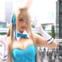 【C100コスプレエロ動画】コミケC100 伊織もえ さん② アスナバニーコスプレ Iori Moe Cosplay