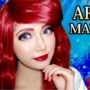 【ディズニー、コスプレ】【ハロウィン2017③】ディズニープリンセスアリエルメイク🐠【詐欺メイク】Little Mermaid Ariel Makeup/Disney.Cosplay.Halloween