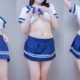 【セクシーコスプレエロ動画＆ノーブラ】【ノーブラノーパン生着替え】はだかセーラー服📘【下着紹介】